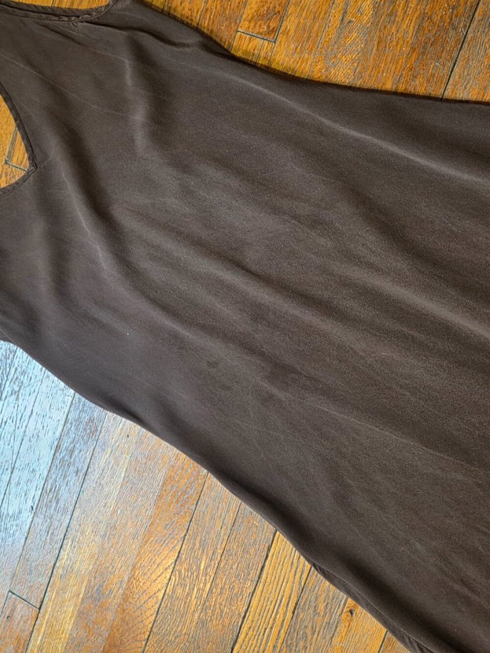 The J. Peterman Company Vintage Brown Sleeveless Maxi Dress - Picture 5 of 5